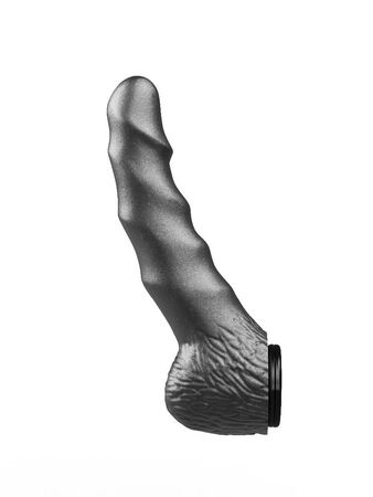 Чёрная насадка на пояс харнесс BLACK BENT 2 - 19,5 см.